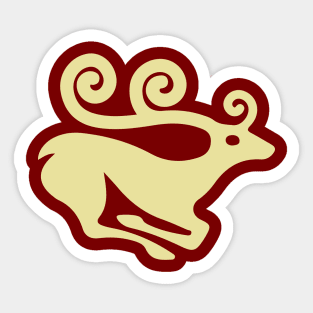 Scythian (light yellow) Sticker